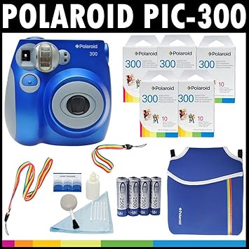 Polaroid Appareil Photo Analogue A Film Instantane Pic 300 Noir