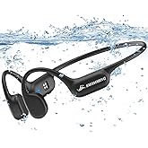 Swimming Headphones, Bone Conduction Headphones, 5.4 Bluetooth wireless open Earphones Sports,IP68 Waterproof Headphone Built-in 32GB MP3 Player,swimming headphone underwater for Running, Cycling