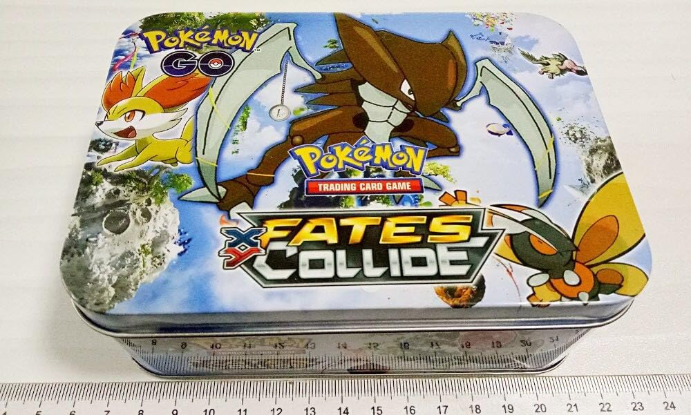 POKEMON. (BOX-CAJA METALICA) 60 CARTAS: Amazon.es: Juguetes y juegos