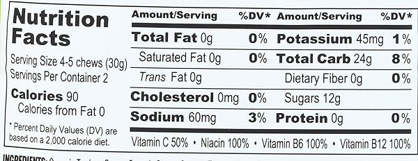 PROBAR, RASPBERRY ENERGY CHEWS ORGANIC, 2.1 OUNCE