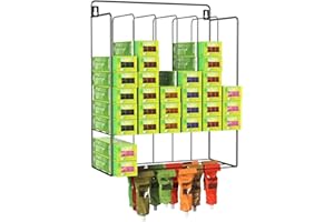 ikare Hair Color Organizer for Salon - Wall-Mounted Salon Organizers and Storage with Two Expansion Screws, Iron Salon Storage Rack with Hair Dye Paste Hanging Space (BLACK)