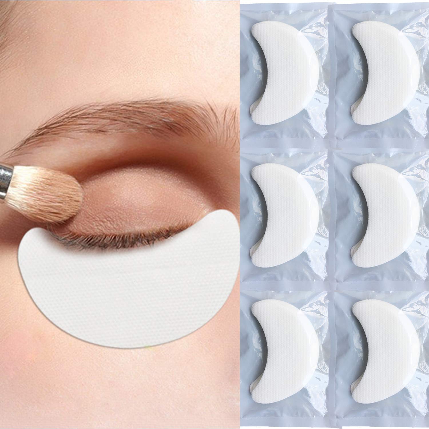 Aresvns Eyeshadow Shields 180 PCS,Under Eye Shield,Makeup Shields for Prevent Eyelash Extensions and Lip Makeup,Professional Eyeshadow Pads