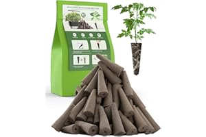 HIDROPONY 80 PCS Grow Sponges for Hydroponics, Replacement for AeroGarden Seed Pods, Hydroponic Sponges, Root Growth Sponge for Indoor Gardening System(No Seeds)