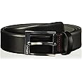 HUGO Men's Gellot Grainy Leather Belt