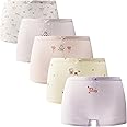 SYDMXWZ Little Girls Cotton Boy Shorts Toddler Panties Baby Princess Underwear (Pack of 4)