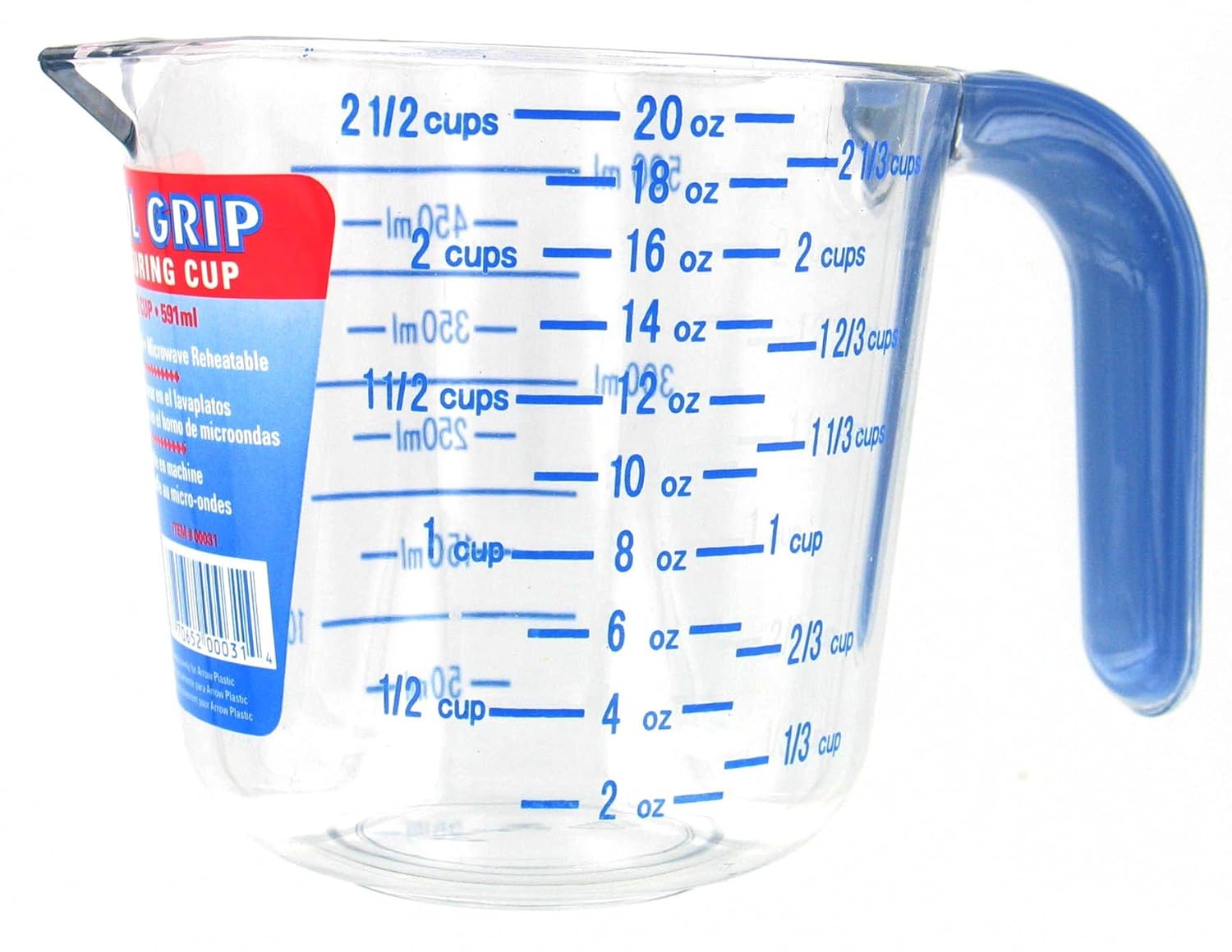 Amazon.com: Arrow Plastic 00031 2-1/2 Cup Cool Grip ...