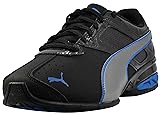 Puma Men's Tazon 6 FM Shoes, Black/Silver/Blue, 7.5 M