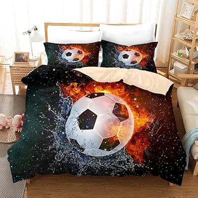 Buy Wajade Football Soccer Comforter Set Boys Sports Bedding Set Twin Size Galaxy Football Soccer Quilt Set Bedspread Comforter1 Pillowcase1 Online In Uk B08lq5cxs7