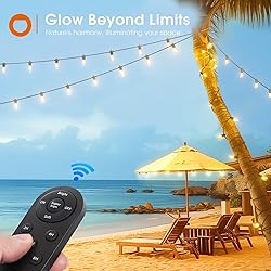 addlon 54FT(48+6) Solar String Lights Outdoor