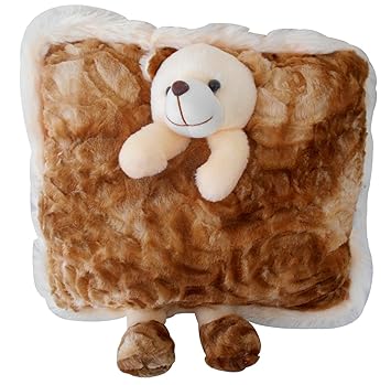 Saugat Traders Stuffed Teddy Pillow