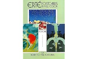 Erte Postcards in Full Color: 24 Ready-to-Mail Postcards (Dover Postcards)