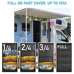 FDKJEJC Rv Door Window Shade Cover, Rv Blackout