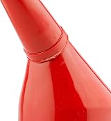 Cost Wise Angled Fuel Funnel Red with Built In Washable Filter and Handle view 6