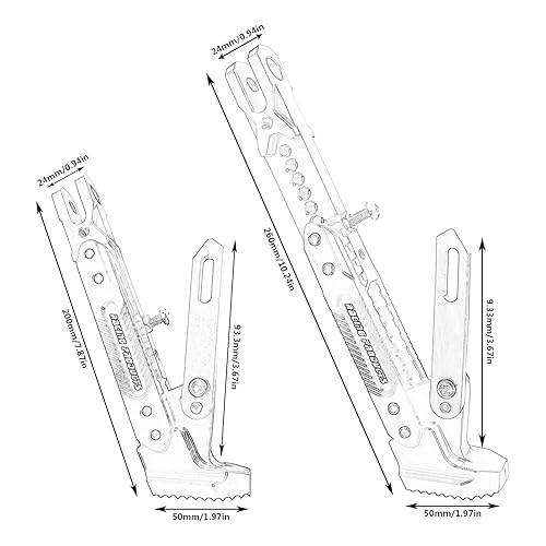 Universal Motorcycle Kickstand Adjustable Foot Side Support