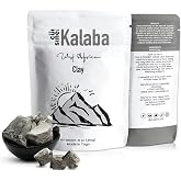 Cuisine228 Natural Clay, Kalaba &ndash; 100% Natural, Chemical-Free Detox Kaolin &ndash; Calaba, Marble Chalk 16oz | Hard Crunchy | Made in Togo