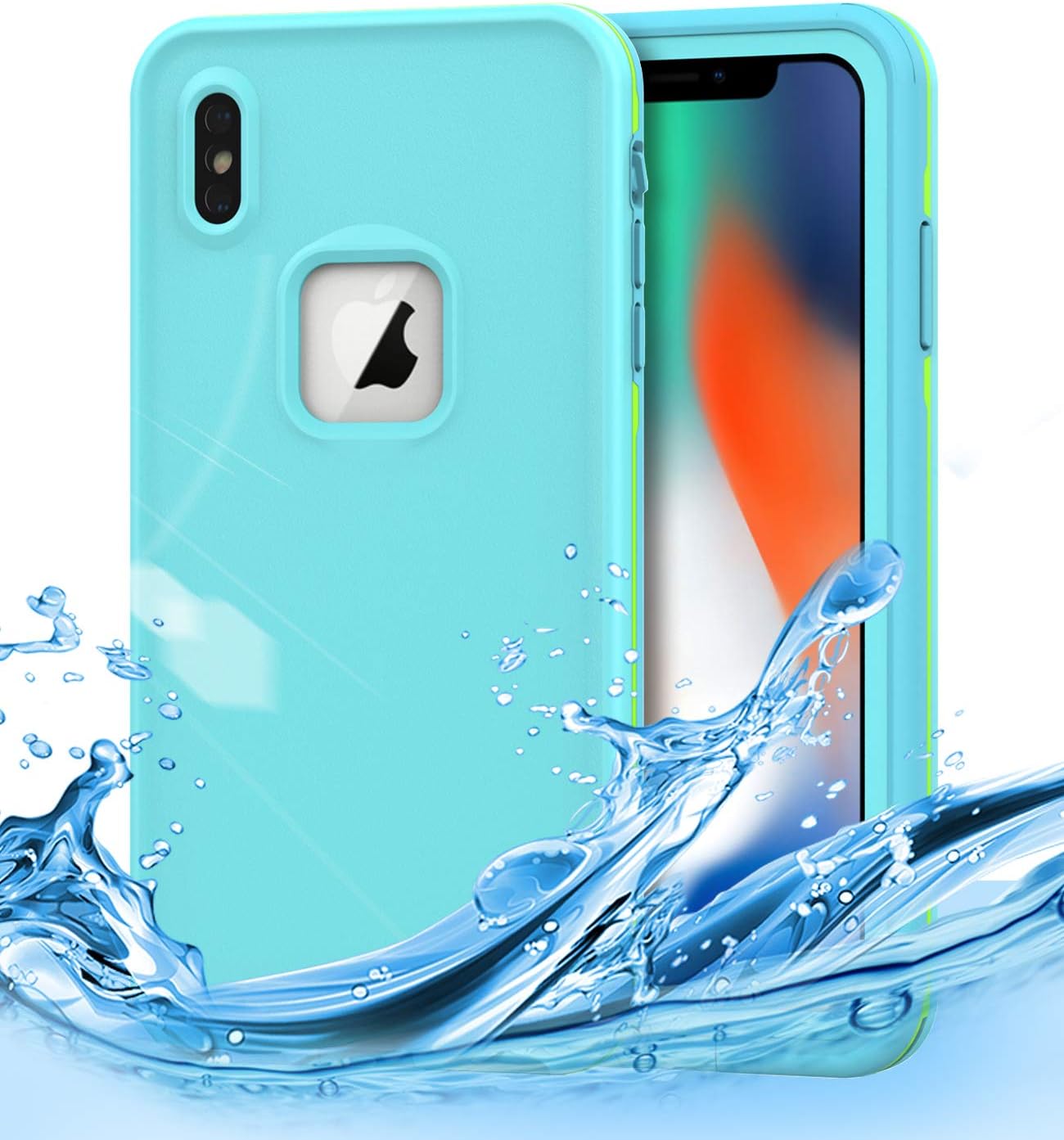 DailyLux iPhone Xs Max Waterproof Case, iPhone Xs Max Shockproof Full