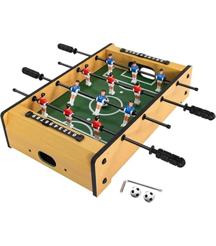 WIN.MAX Mini Foosball Table (Upgrade) 20-Inch Foosball Table Adult