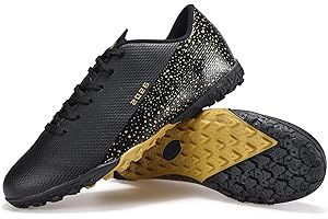 GODLARK Mens Soccer Cleats Womens Indoor Soccer Shoes Wide Baseball Turf Shoes Adult Youth Rugby Shoes Big Boys Small Spikes 