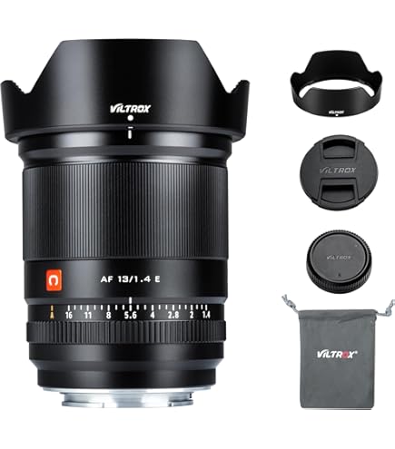 Amazon.com : VILTROX 13mm f/1.4 E Lens, 13mm F1.4 Wide Angle AF