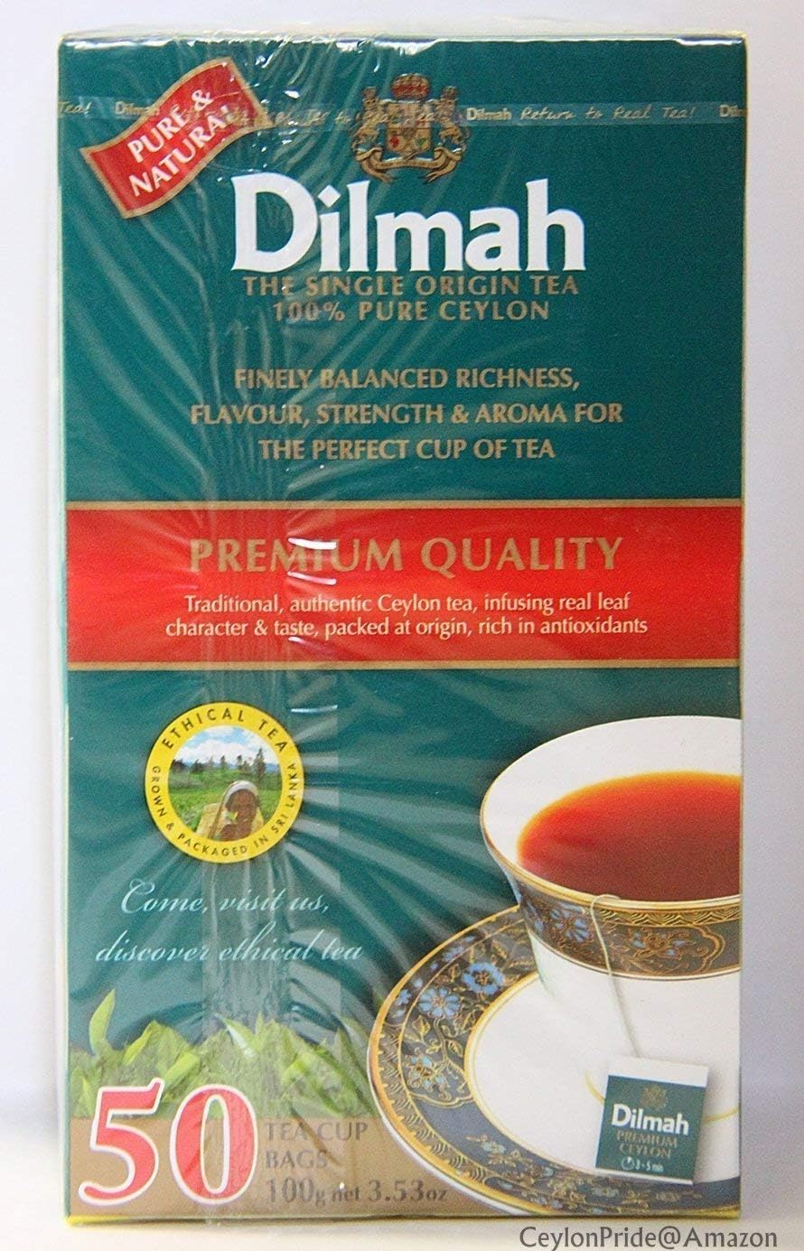 Dilmah Premium (50 Tea Bags) x 2 Pack =(Total 100 Bags)