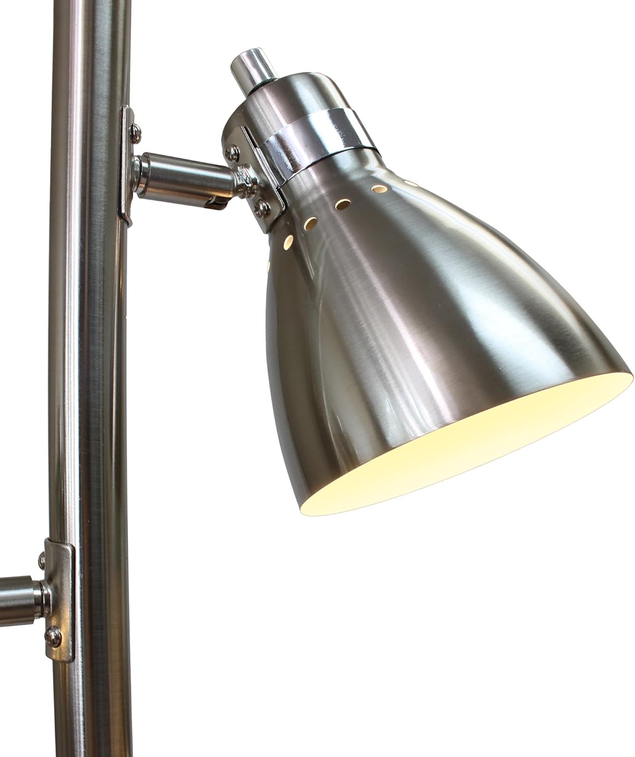Simple Designs Home LF2007-BLK Simple Designs, Black Metal 3-Light Tree Floor Lamp, Finish - - 