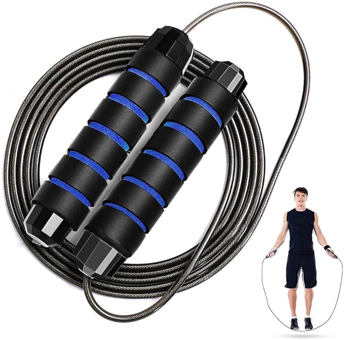 Springseil, Verstellbare Sport Speed Rope Geschwindigkeitsseil Jump