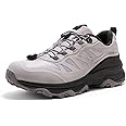 NORTIV 8 Women's Waterproof Hiking Shoes Quick Laces Outdoors Walking Trekking Camping Tennis Sneakers Canyon
