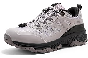 NORTIV 8 Women's Waterproof Hiking Shoes Quick Laces Outdoors Walking Trekking Camping Tennis Sneakers Canyon