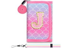 Luchike kids wallet Girls wallet with Coin Pocket - Toddler Wallets for Girls with Magic Sticker Teen for Gifts J