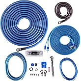 Skar Audio 1/0 Gauge CCA Complete Amplifier Installation Wiring Kit, SKAR0ANL-CCA