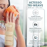 Actesso Tri-Weave Wrist Support Splint Brace Beige Large Right view 4