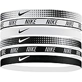 Nike Unisex Swoosh Headbands – 6 Pack White