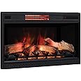 ClassicFlame 3D Infrared Quartz Electric Fireplace Insert Plug and Safer Sensor, 32"