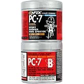 PC Products PC-7 Epoxy Adhesive Paste, Two-Part Heavy Duty, 1/2lb in Two Cans, Charcoal Gray 87770