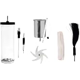 Eisco - Electrostatics Kit 7-Piece Set for Use with Van de Graaff and Wimshurst Machines for Static Charge Experiments
