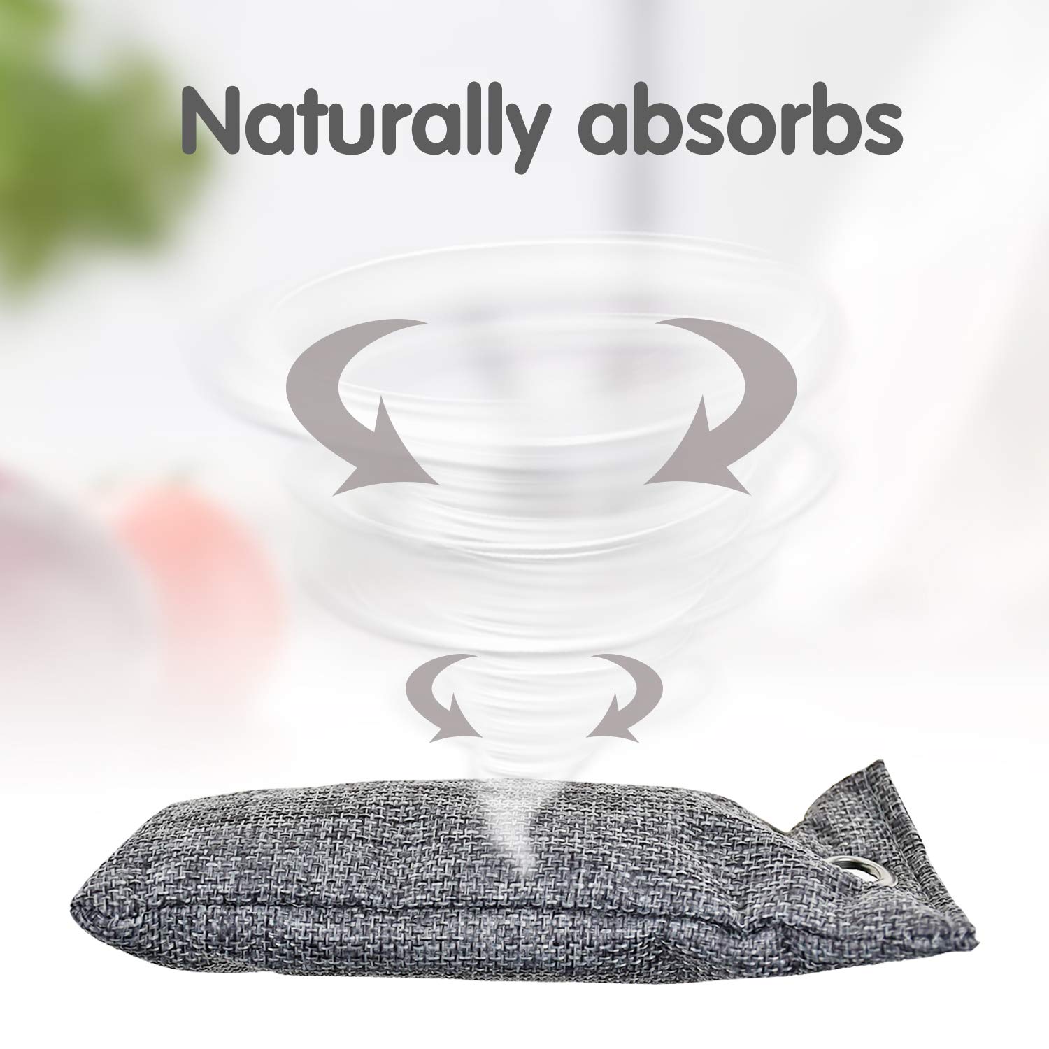 VITSCAN 24 Pack Bamboo Charcoal Bag for Shoes, Charcoal Bags for Home and Car