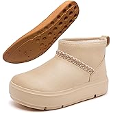 MR HIKING Suede Platform Mini Winter Boots for Women Faux Fur Lined Ankle Short Boots Non Slip Outdoor Snow Warm Booties Shoes