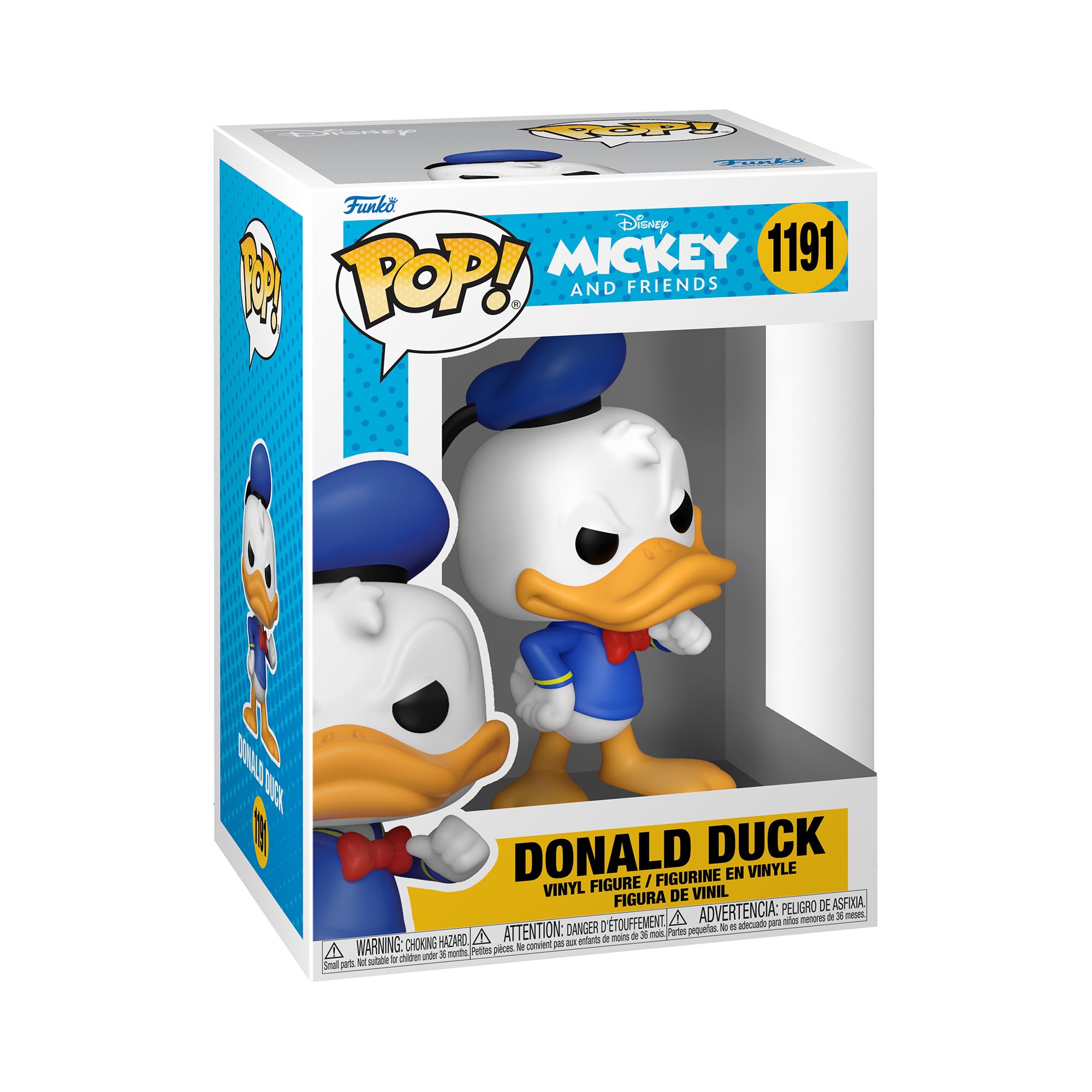 Funko Pop! Disney: Classics - Donald Duck - Collectable Vinyl Figure - Gift Idea - Official Merchandise - Toys for Kids & Adults - Movies Fans - Model Figure for Collectors and Display