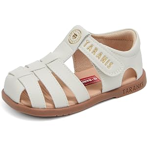 TARANIS Kids Closed Toe Sandals for Boys Girls, Toddler Fisherman Sandals with Adjustable Strap, Summer Walking Shoes for Lit