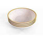 TervisHome Melamine Bowls - Set of 4 | Enchanted Garden Collection | Durable Stoneware-like Quality, Dishwasher Safe, Perfect for Indoor and Outdoor Use