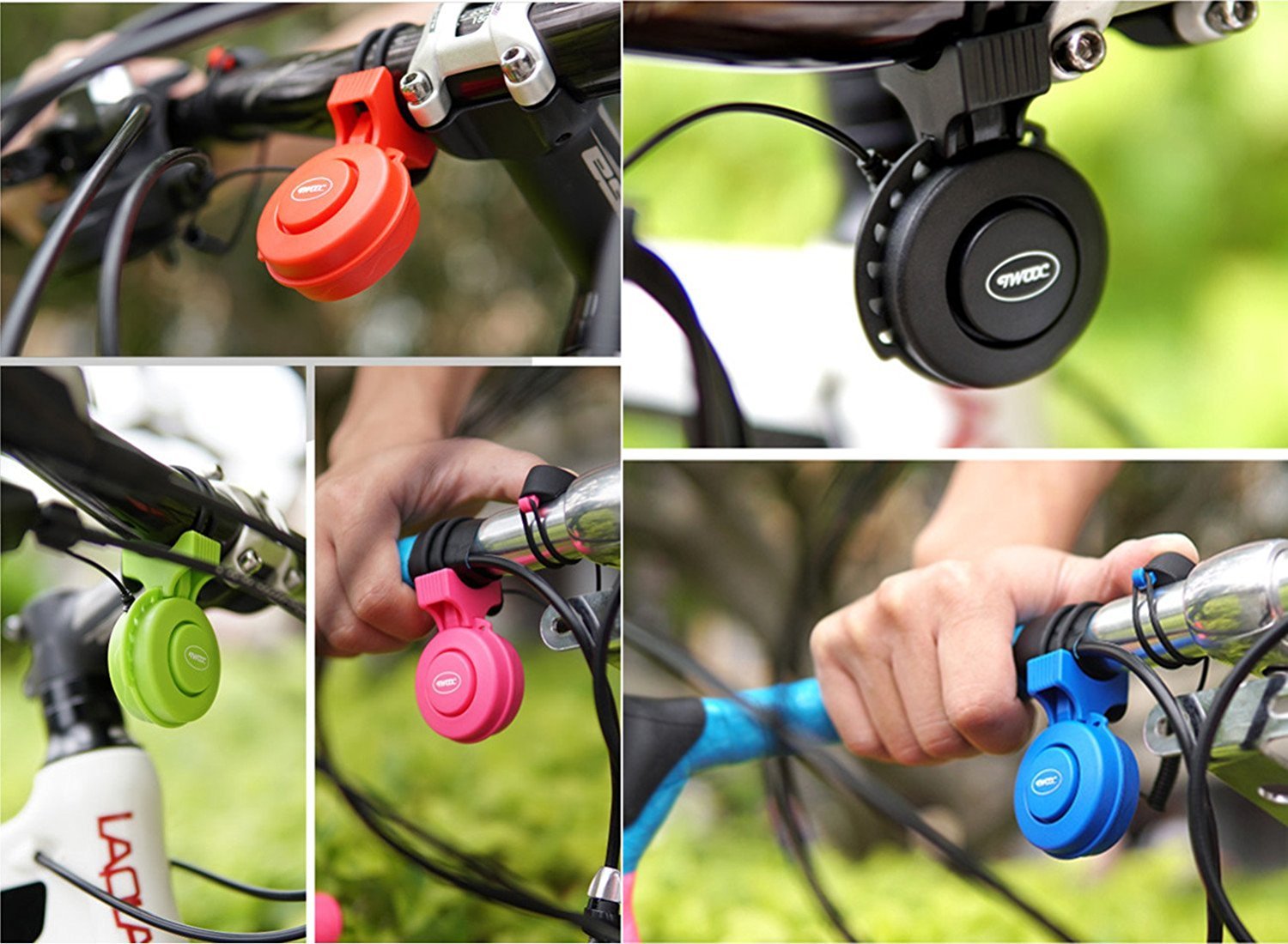 ミニ電動バイクホーン 防水 取り付け簡単 充電式 電子自転車ベル B0772s9zl8 大音量 3角サウンド 自転車アクセサリー 品数豊富