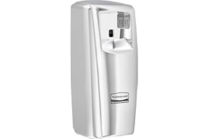 Rubbermaid Commercial Products Microburst Automated Odor-Controlling Aerosol Air Care System, MB9000 Dispenser, Chrome, for Restaurants/Hotels/Schools/Airports/Offices