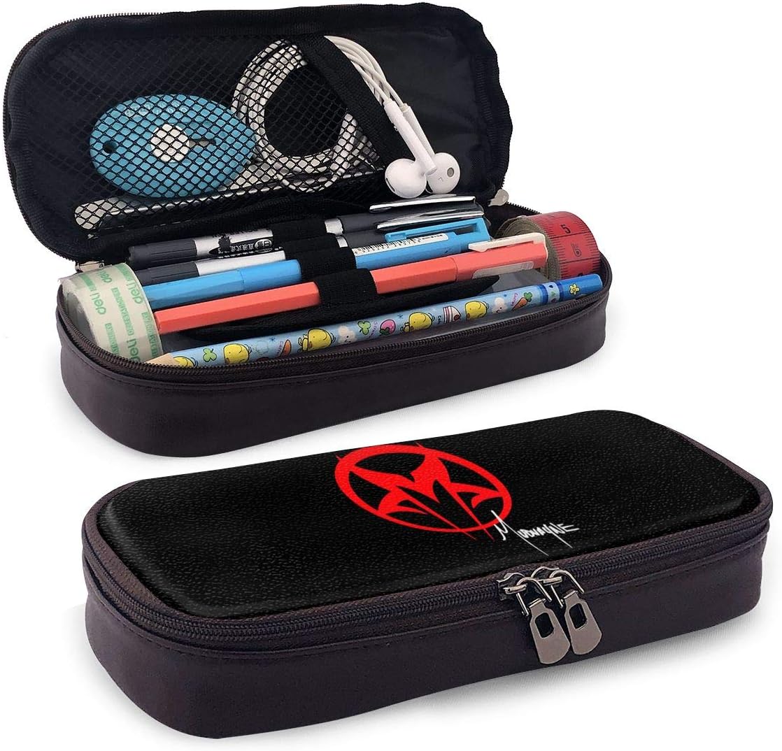 Amazon ペンケース 筆箱 大容量 可愛い 学生 中学生 男の子 女子 多機能 Puレザー ペンポーチ 文房具 収納ケース 小物入れ 軽量 Movement 印刷 ペンケース 文房具 オフィス用品