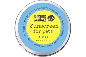Noseprint SPF 15 or SPF 30 Sun Protection Balm For Pets 60 ML in Tin | Moisturising Sunscreen For Dogs And Cat Non-Toxic Form