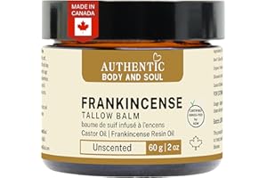Frankincense Resin Oil Beef Tallow Balm with Castor Oil and Frankincense Whipped Tallow Cream Infused Grass Fed Beef Tallow S