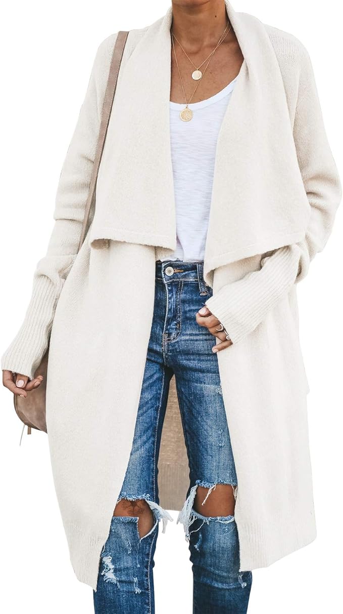 Womens knee length cardigan Outlet