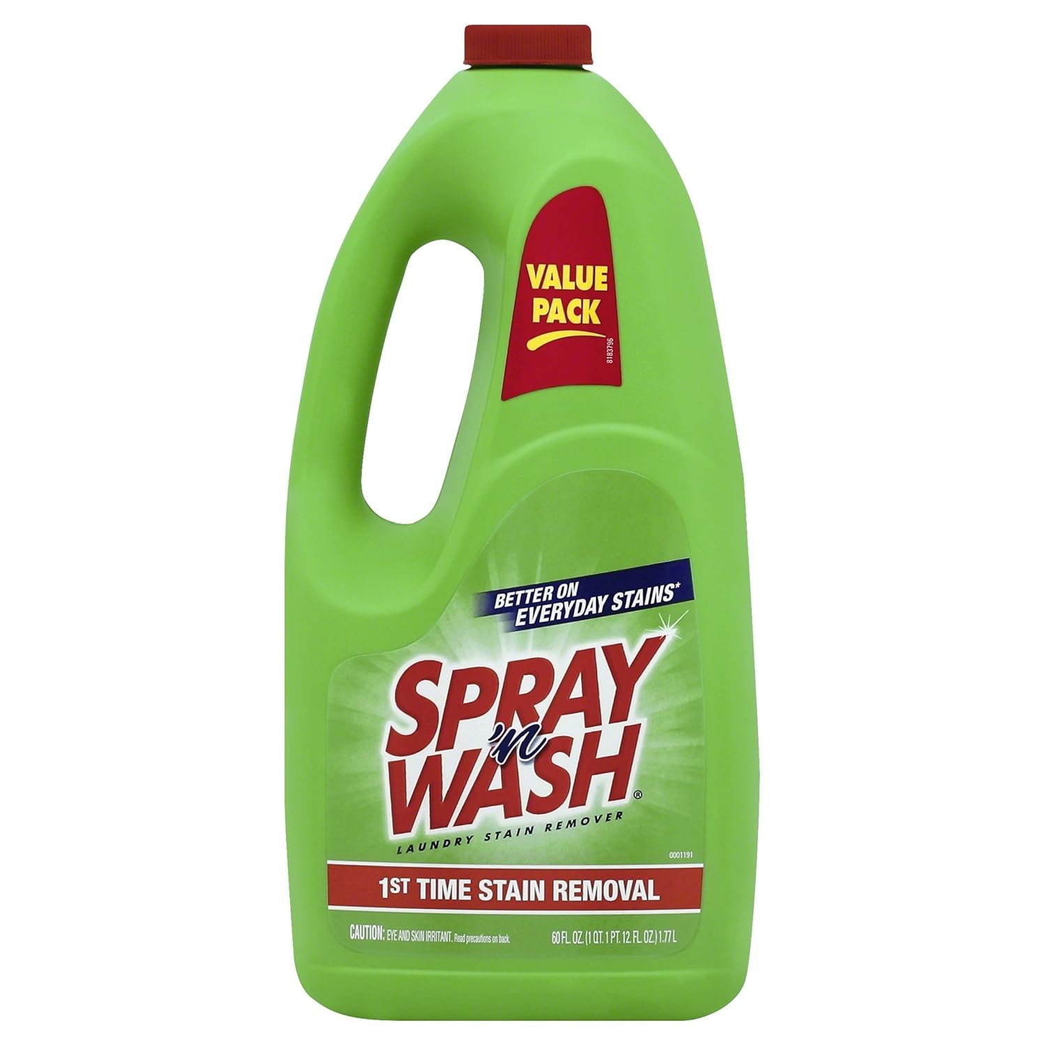 Spray 'n Wash/Resolve Laundry Clothing Stain Remover, Refill Bottle, 60