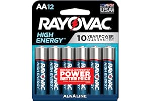Rayovac AA Batteries, Double A Battery Alkaline, 12 Count