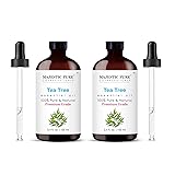Majestic Pure Tea Tree Essential Oil with Glass