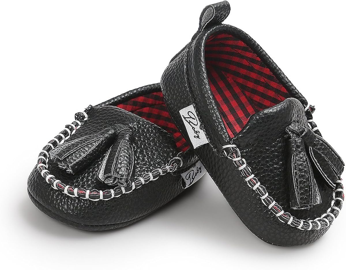  | ENERCAKE Infant Baby Boys Girls Shoes Anti Slip PU Leather Loafers Moccasins Toddler First Walkers Newborn Crib Shoes | Oxfords & Loafers